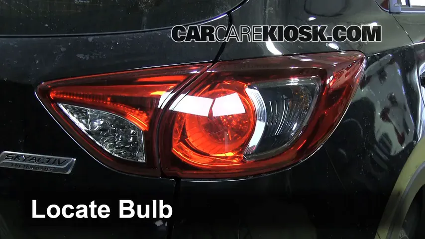 2013 Mazda CX-5 Sport 2.0L 4 Cyl. Lights Tail Light (replace bulb)